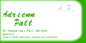 adrienn pall business card